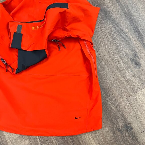 NEW NIKE ACG Gore-tex "Misery Ridge" Orange Jacket Sz L - Picture 9 of 13